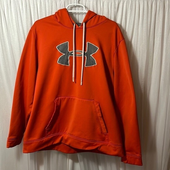 Under Armor hoodie orange sz 2XL - Picture 1 of 3